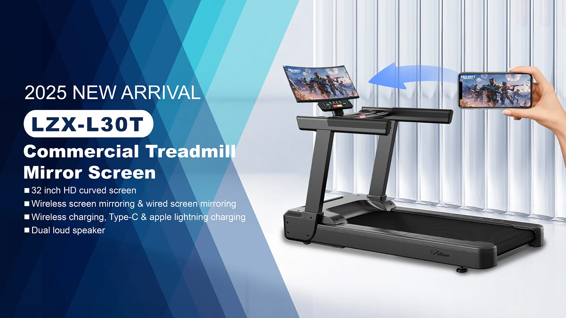 LZX-L30T Commercial Treadmill 32