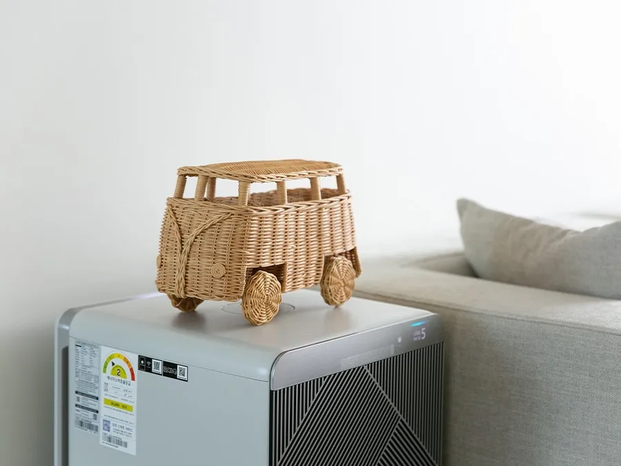 Modern Small Mini Model Natural Rattan Car Toy for Kids Top Selling ...