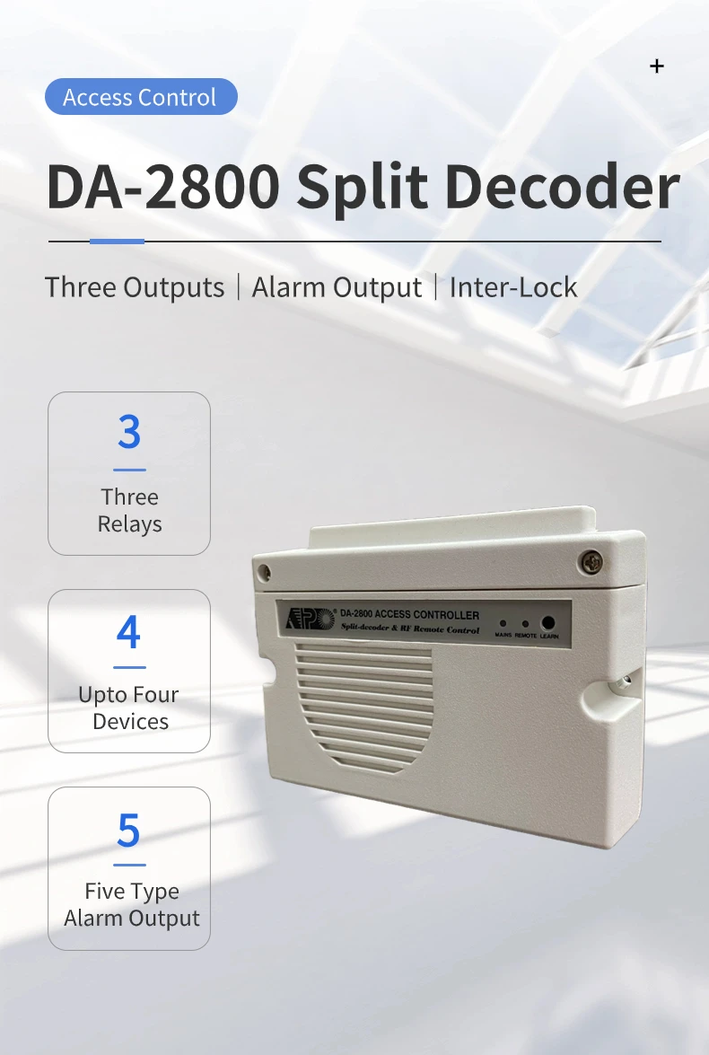 Da2800 Access Control Split Decoder For Apo Dk2800 Series Keypad With