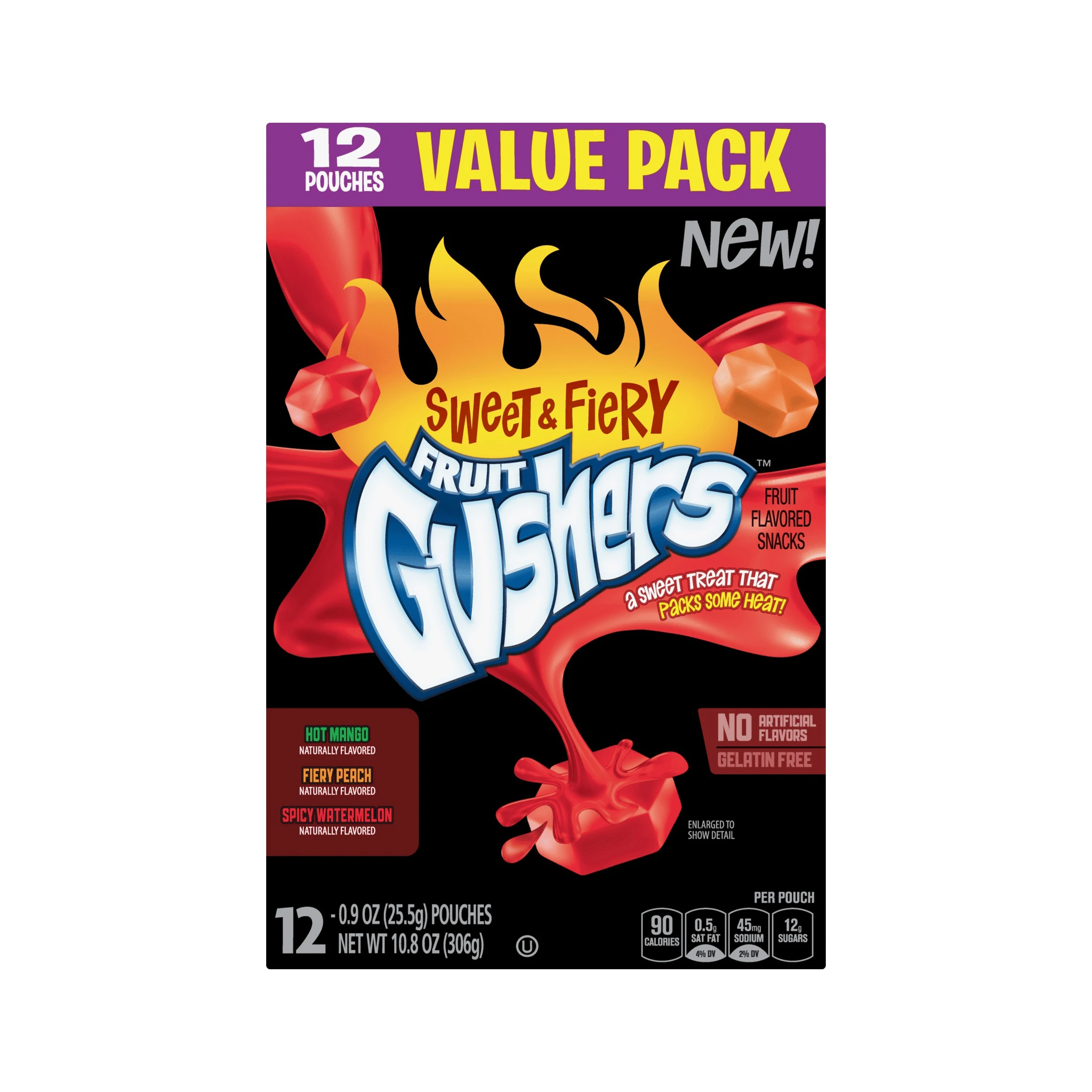 Fruit Gushers Fruit Flavored Snacks Fruit Gusher Variety Flavours 42 ...