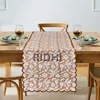 Brown Floral Block Print