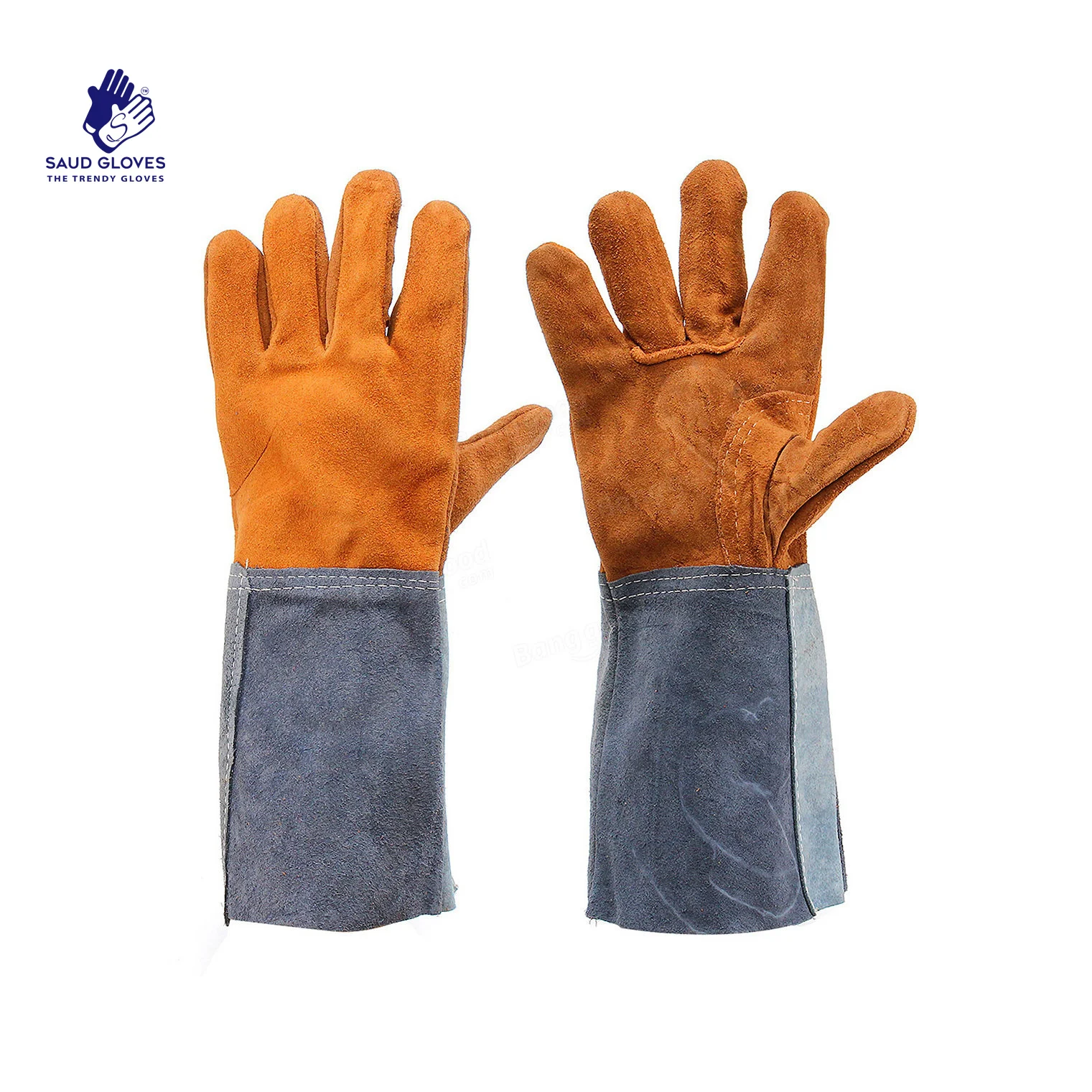 Wholesale Leather Welding Gloves Heavy Duty Wear Resistant Welding