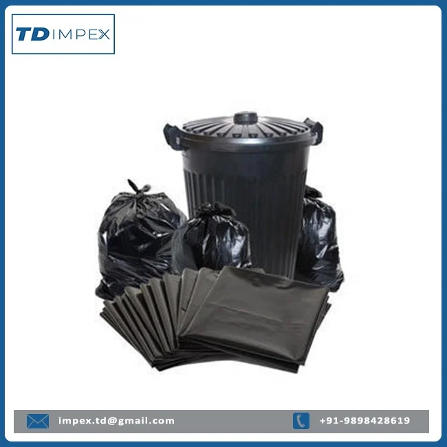 Heavy Duty Hdpe Plastic Garbage Bag Dustbin Liners Trash Bags Hot