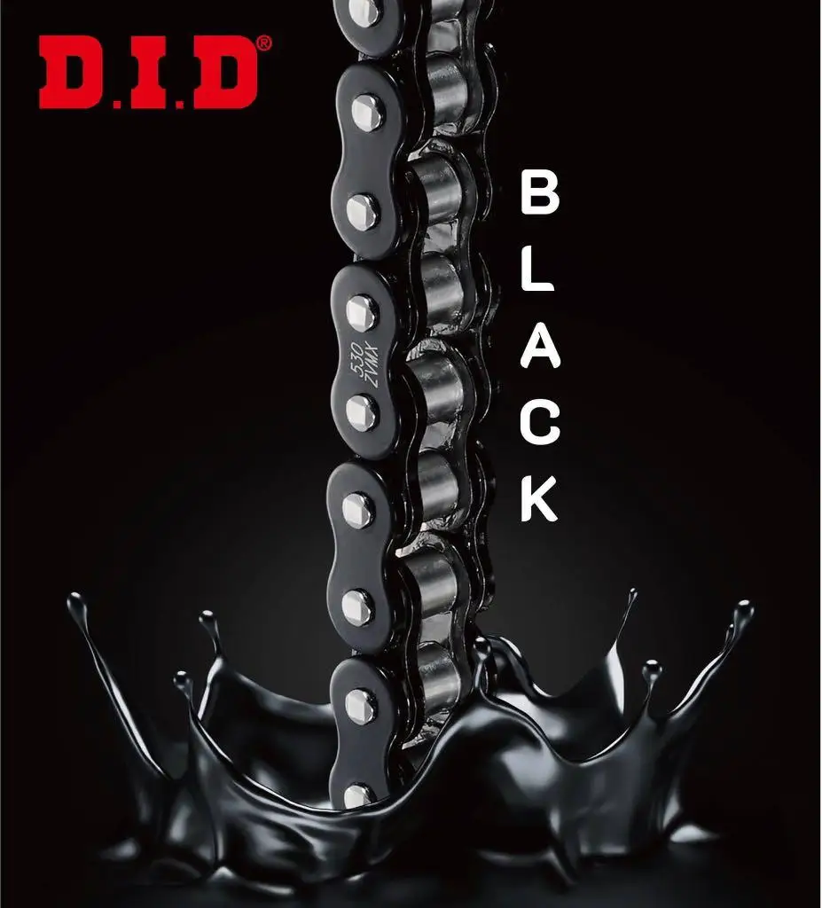 Made in Japan DID Black Chain X-Ring 525ZVM-X2 110ZB, 525 ZVM-X2