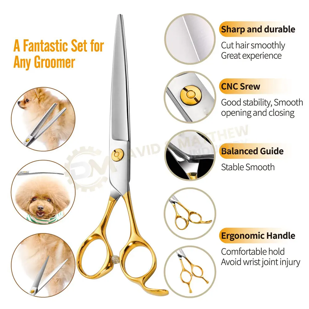 Most Popular Grooming Shears Dog Stainless Steel Grooming Shears Pet