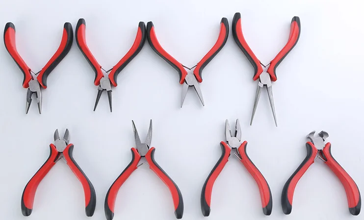 Diy Mouth Tip Mini Pliers 8 Pieces Sets Of Curved Needle,Round Pliers ...