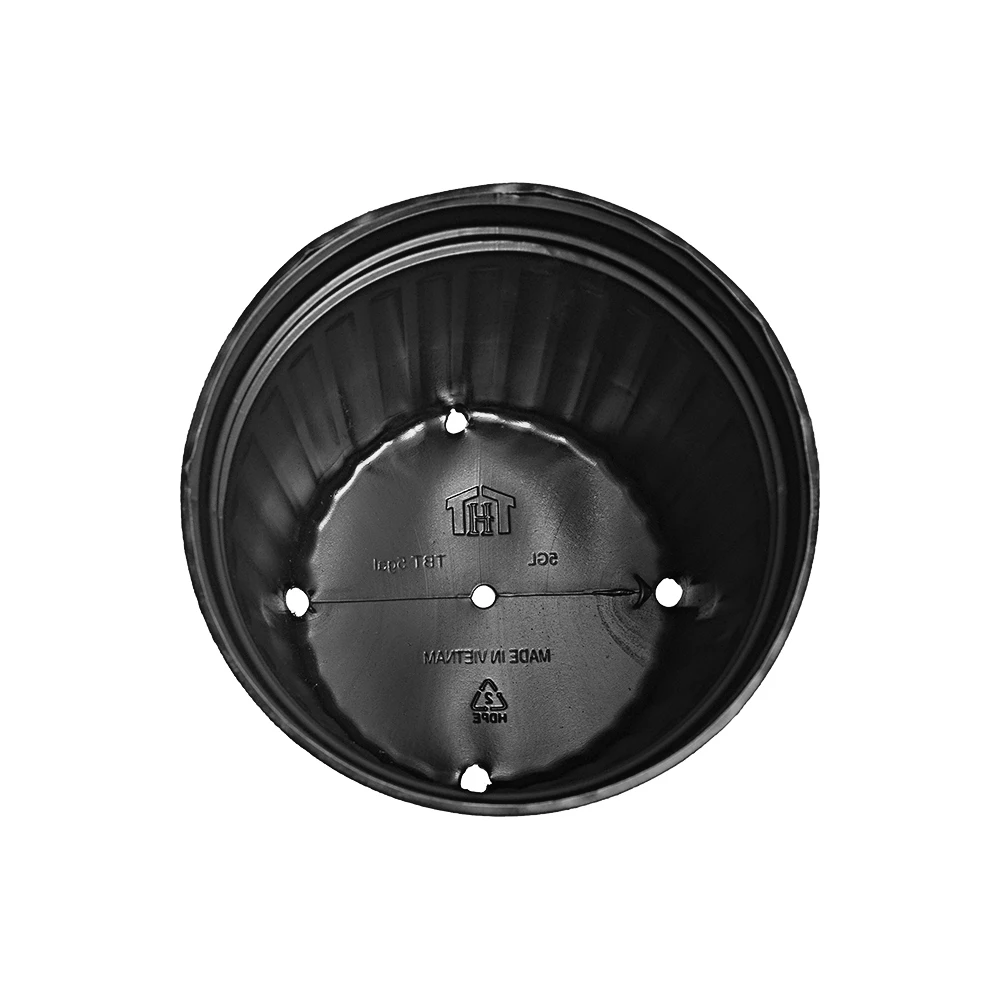 Wholesale Plastic Flower Pots Plastic Pot Plastic Flower Pot With Label