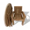 Silla apilable de teca