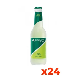For Red Bull Organics Organic Lemon Carbonated Drink 250ml Glass Bottle 24 Bottles Home Delivery