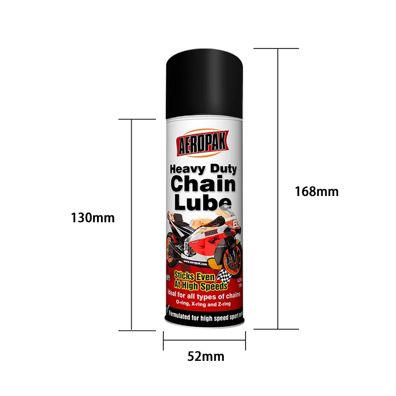 Aeropak Heavy Duty Chain Lube 200ml Aerosol Spray Lubricant