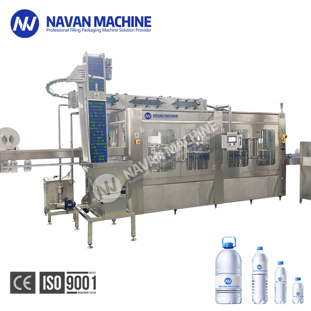 Mineral Water Bottling Line Complete Automatic Plastic Bottled Spring Water Production System
