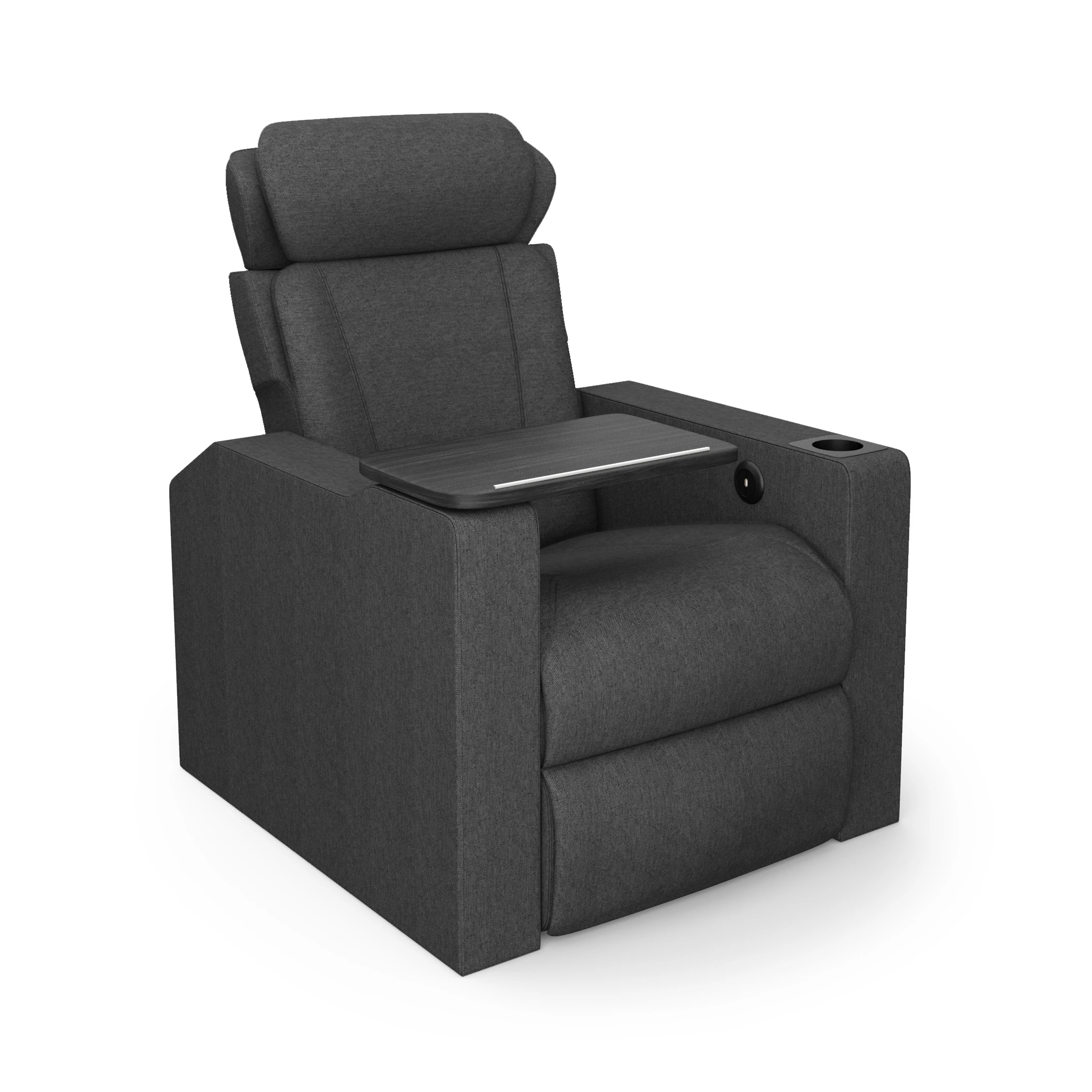 Opus Recliner Leatherette Double Action Table Buy Vip Luxury Recliner