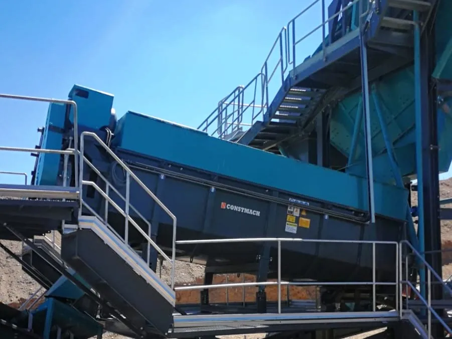 High-Efficiency Industrial Log Washer With Gear and Pump Components Gravel and Sand Washing Machine