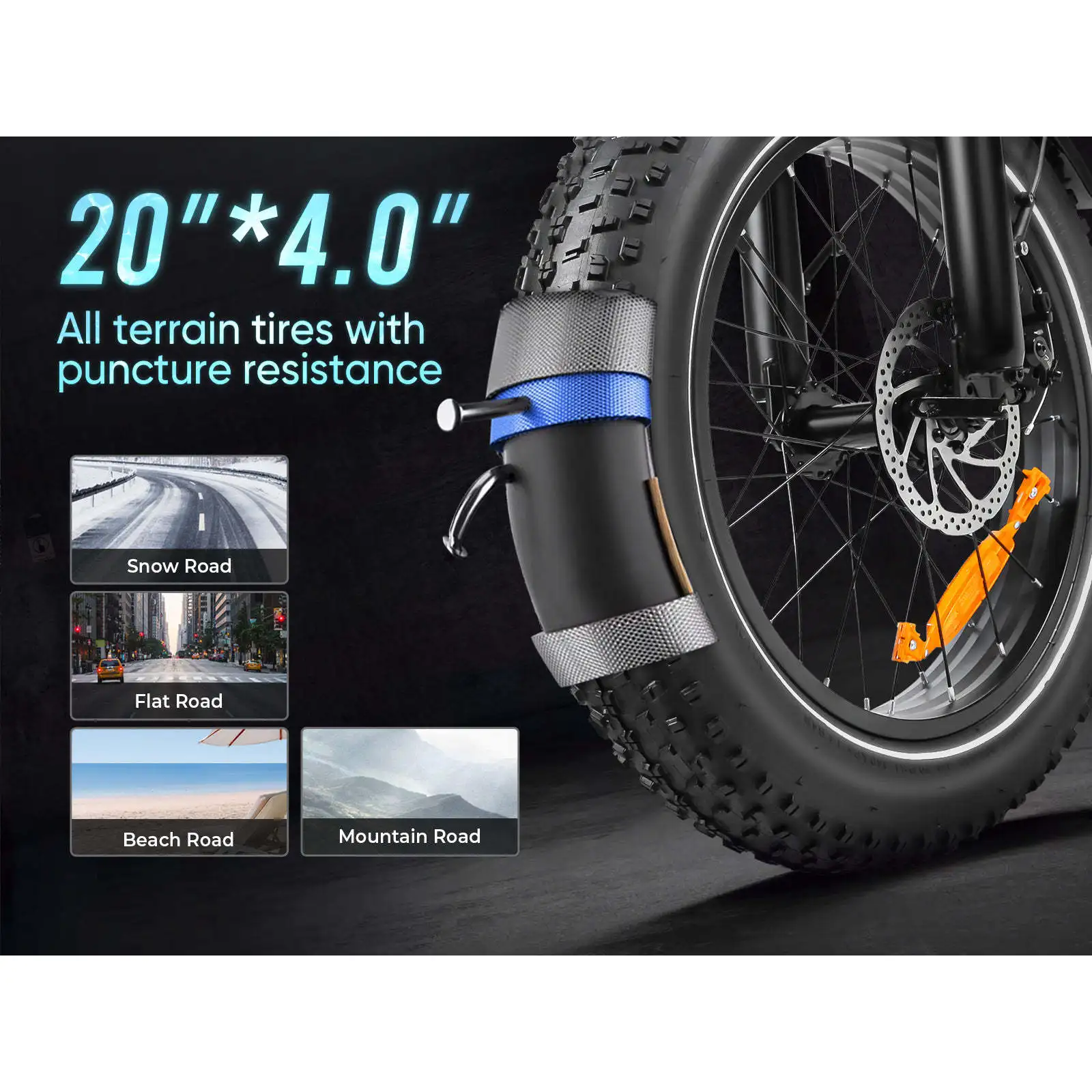 LOTDM200-II 750W Step-through Folding Bike