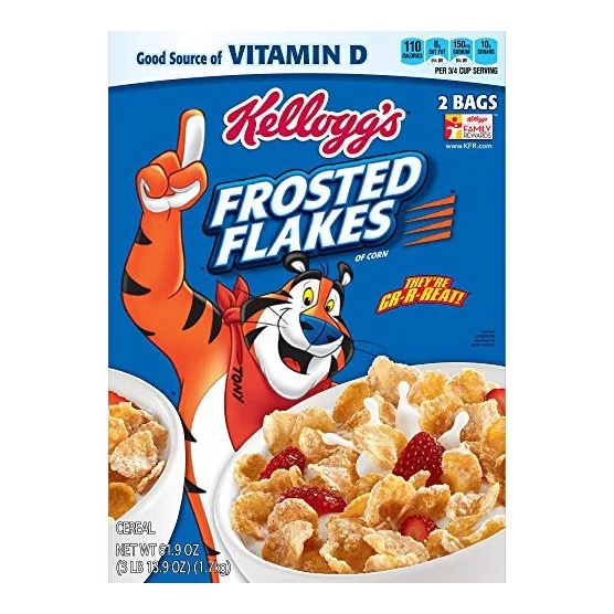 Kellogg's Frosted Flakes Breakfast Cereal 8 Vitamins And Minerals - Buy ...