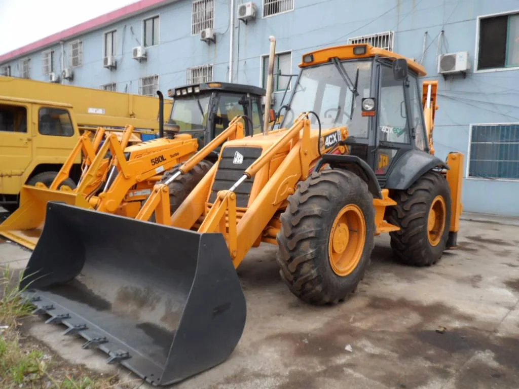 Original TLB Machine JCB 4cx Used Construction Machines Backhoes Loaders with Perfect Working Condition Cheap for Sale