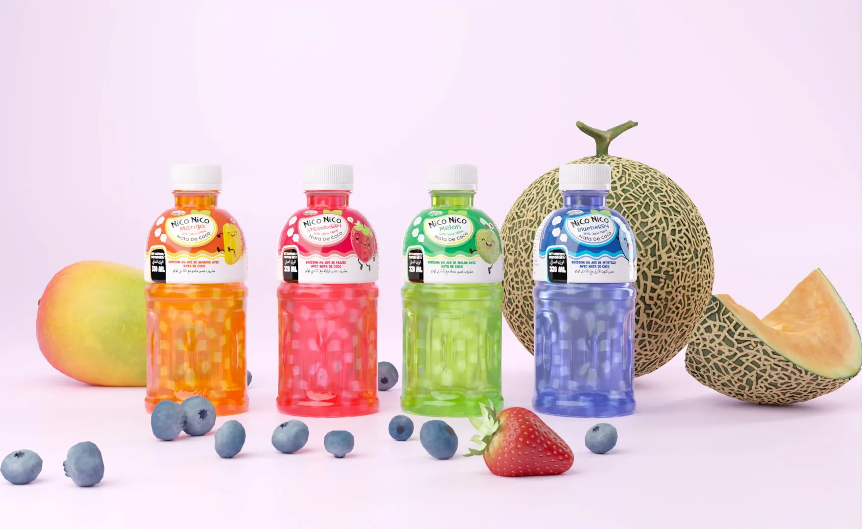 Nico Nico 320ml Juice Drink With Nata De Coco 15 Flavor Juice Trusted ...