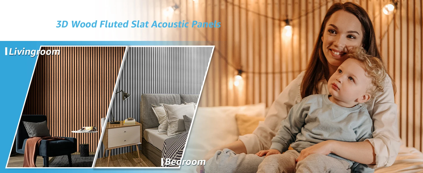 Modern Classic Teak Acoustic Slat Wood Panels for Interior Decorative Acoustic Wood Wall for Studios and Hotels Factory Supply details