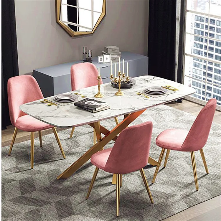 modular dining table and chairs