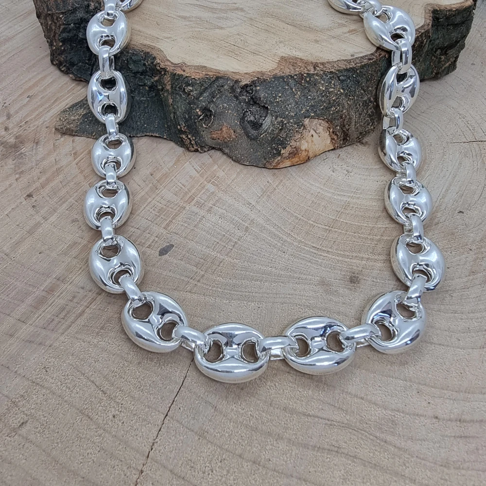 LOZRUNVE gioielli personalizzati di moda 925 in argento Sterling Figaro collana