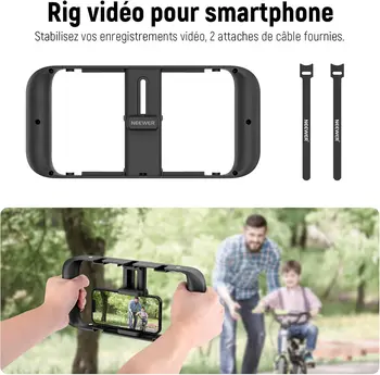 NEEWER PA004 HANDHELD SMARTPHONE VIDEO CAGE RIG WITH LIGHTING&MICROPHONE&TRIPOD KIT detail image