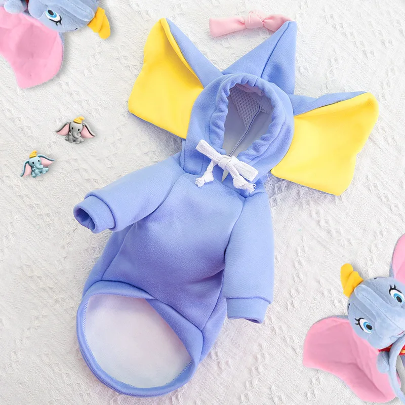 Animal Clothing Elephant Cat Autumn Winter Sweater Fleece Sleeve Tops