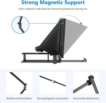 NEEWER Teleprompter X14 with RT-110 Remote & APP Control ( Connection Via NEEWER Teleprompter App), Portable No product image