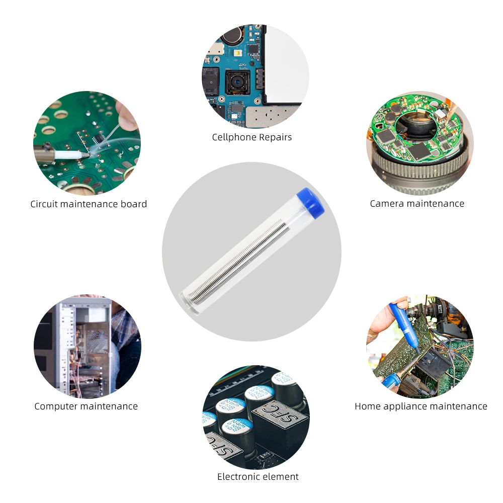 Sn40pb60 Portable Rosin Core Tin Solder Wire Tube Plastic Tube Packing ...