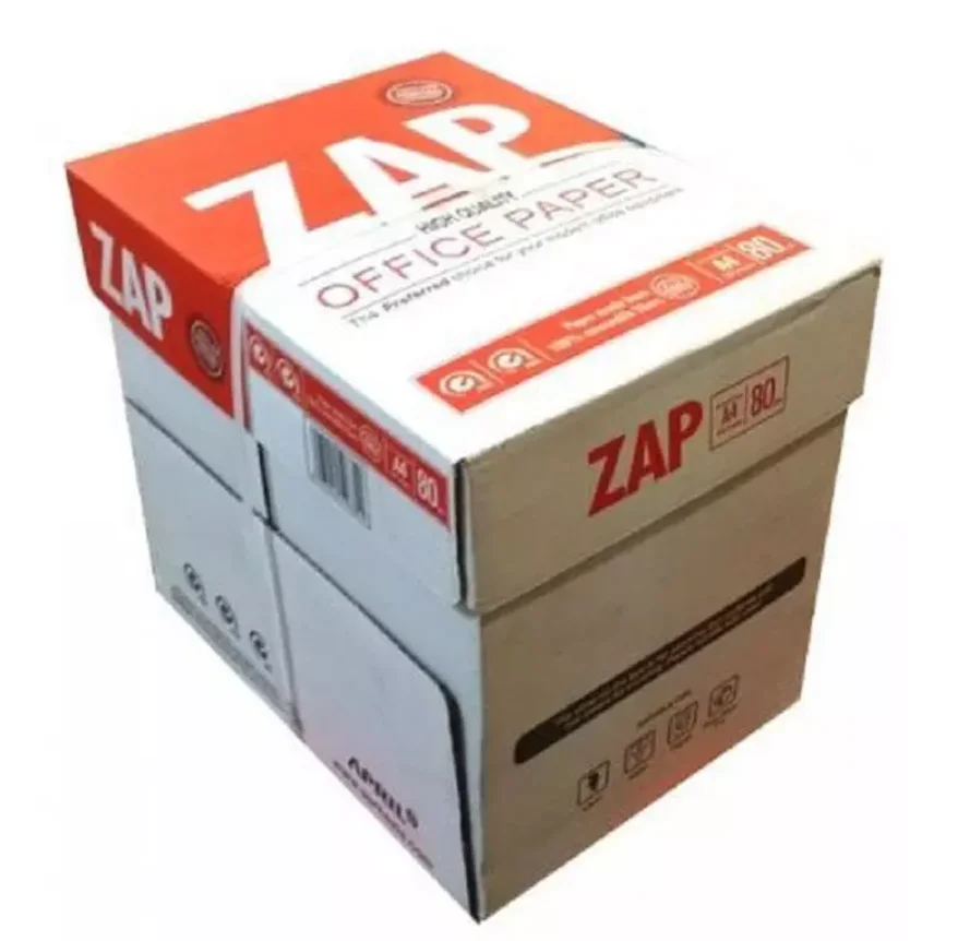 Multipurpose Zap A4 Size Copier Paper 80gsm Office White Copy Printing ...