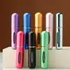 Blue, pink, green, gold, rose, purple, silver and black