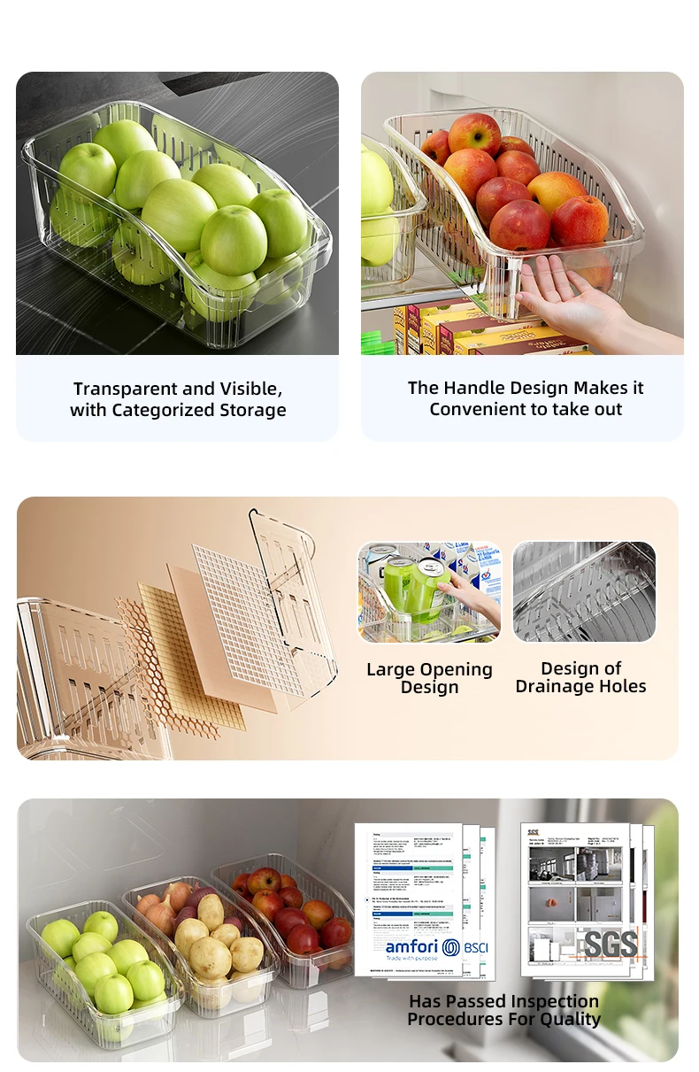 product wanuo clear refrigerator organizer bins fridge storage baskets clear fridge food organizer bins-3