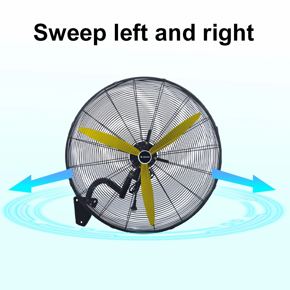 Industrial Wall Mounted Fan, 650mm, FB-65, Aluminum - detail 12