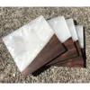 Brown and White