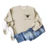Sand sweatshirt (black font) printed on the chest