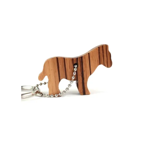 Customized Design Wood Keychain and Customized Size Wooden Key Ring Christmas Tree Design Piece Chain Ring