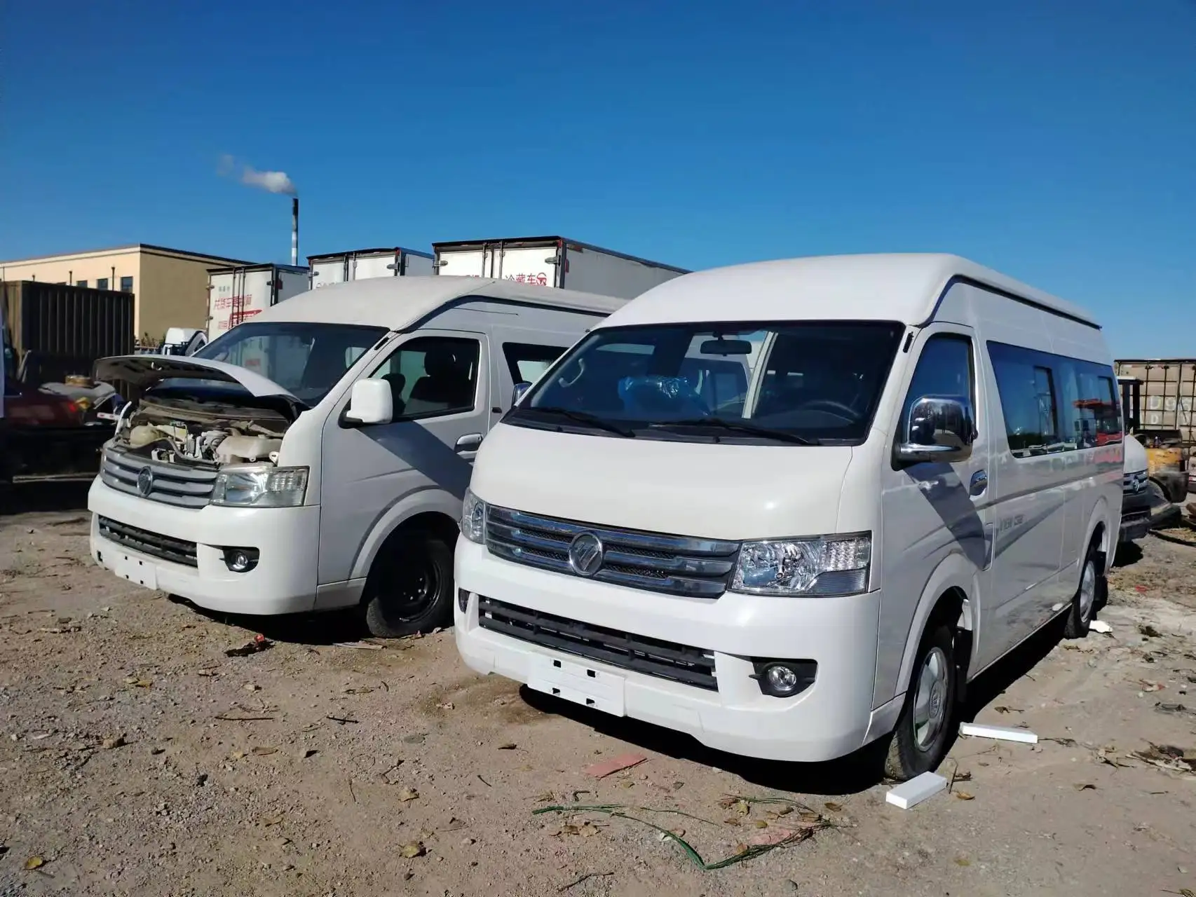 Well Refurbished Mini Bus Foton Hiace Van Diesel Engine 16 Seats Hiace Bus