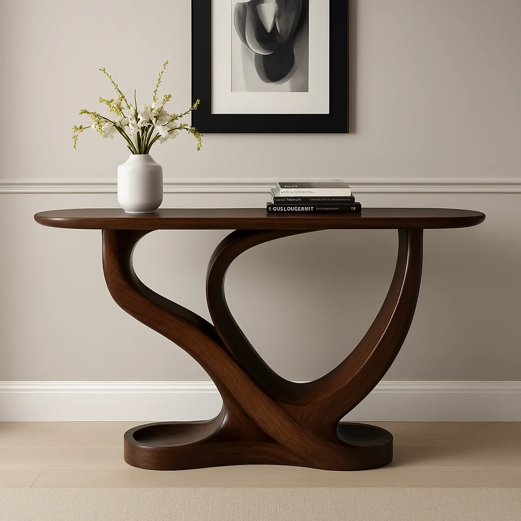 Elvarenae Arcelle Curved Console Table — product detail