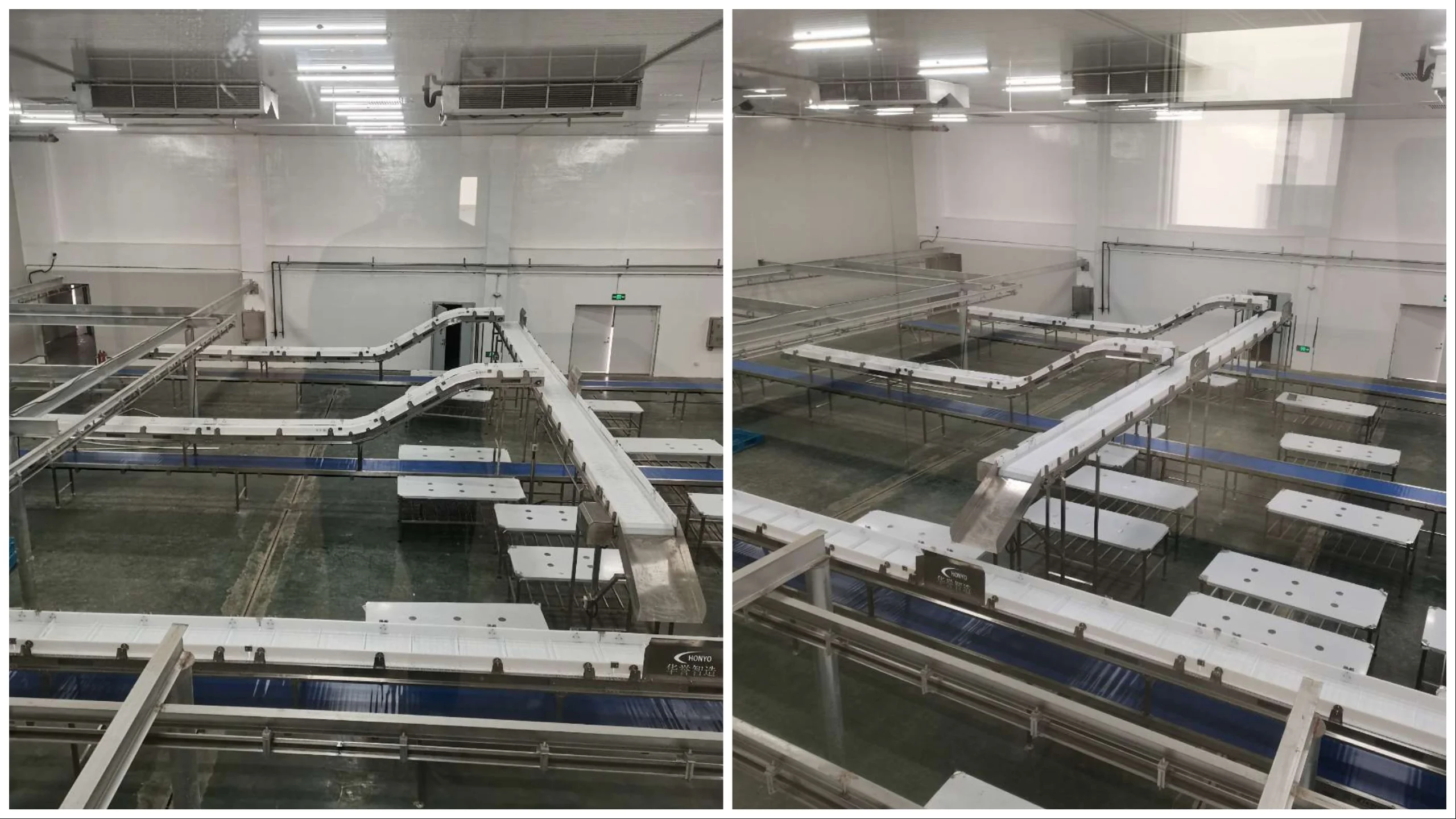 Modular air shower cleanroom applications for pork and slaughterhouses