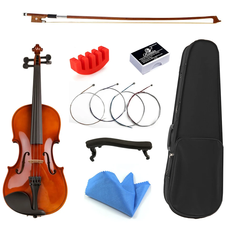 Factory Direct Sales 4/4-1/16 Basswood Cheap Violin With Bow Violin case Model TL-VP01B