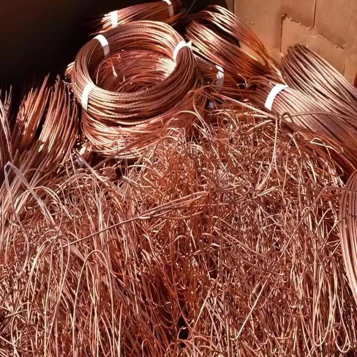 99.99% Copper Scraps Pure Copper Wire Scrap / Cooper Ingot / Scrap Copper Price 99.995% Pure Copper Bulk
