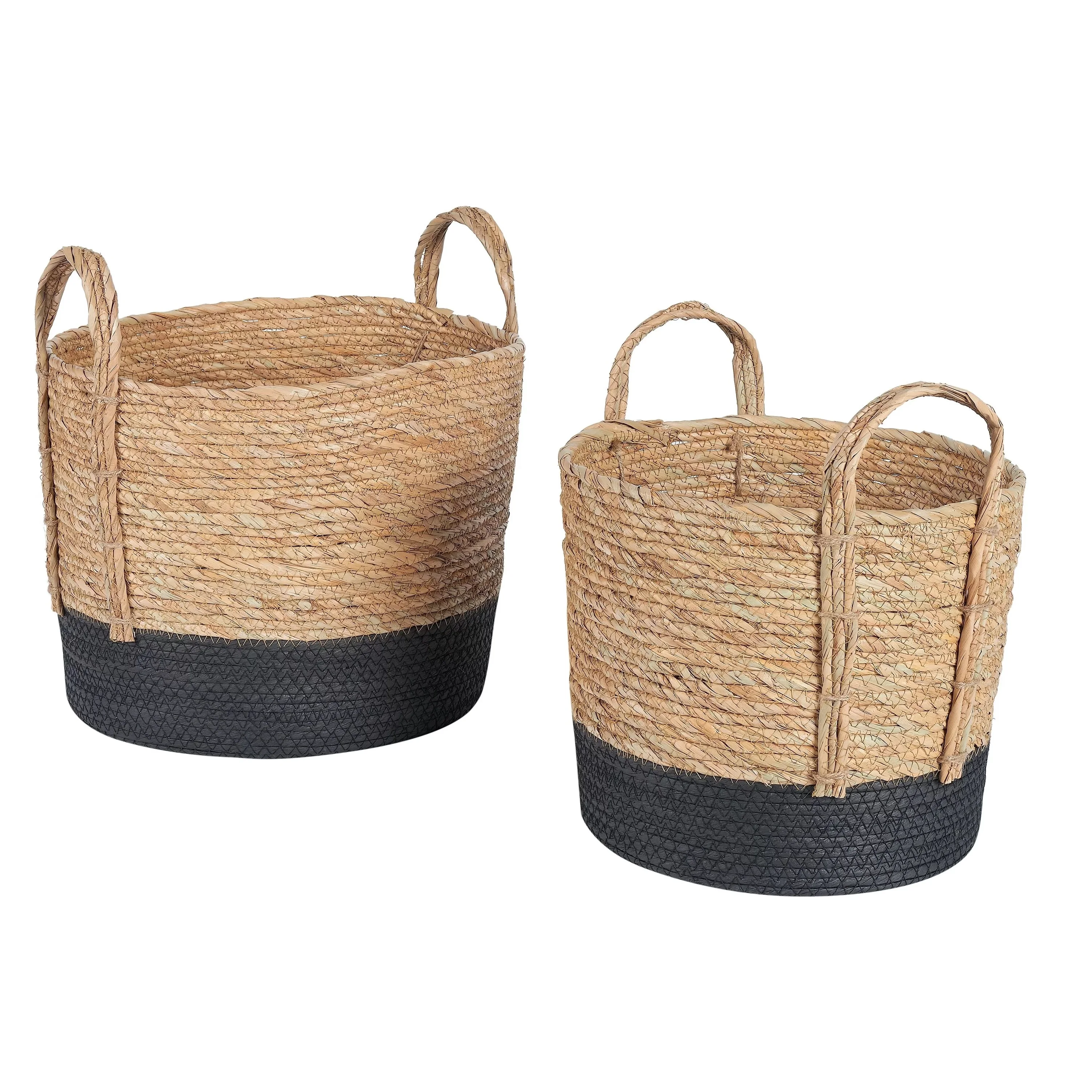 Декоративная дизайнерская корзина из ротанга Высококачественная Роскошная ручной работы Классическая стильная модная Новая оптовая продажа