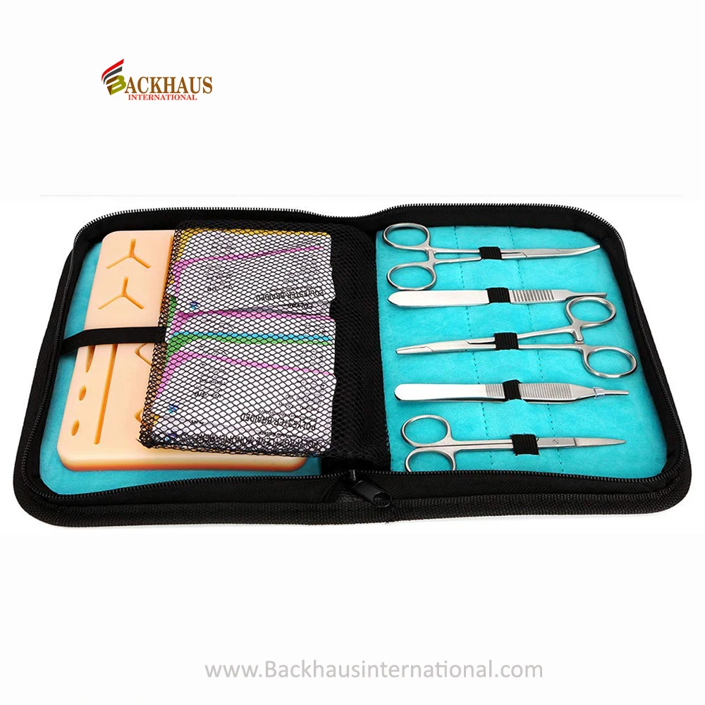 Surgery Kits 5 Pieces Iris Scissor Adson Forceps Mosquito Forceps