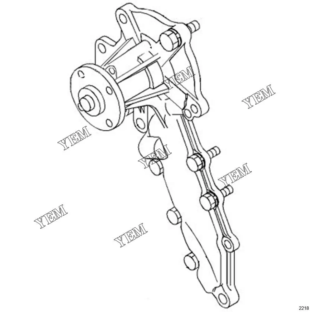 Taiwan Factory Wholesale High Quality Pump Assembly-Water 383-0433 3830433 for 303.5E2 CR 304E2 305.5E2 CR 303.5E2 305.5E2