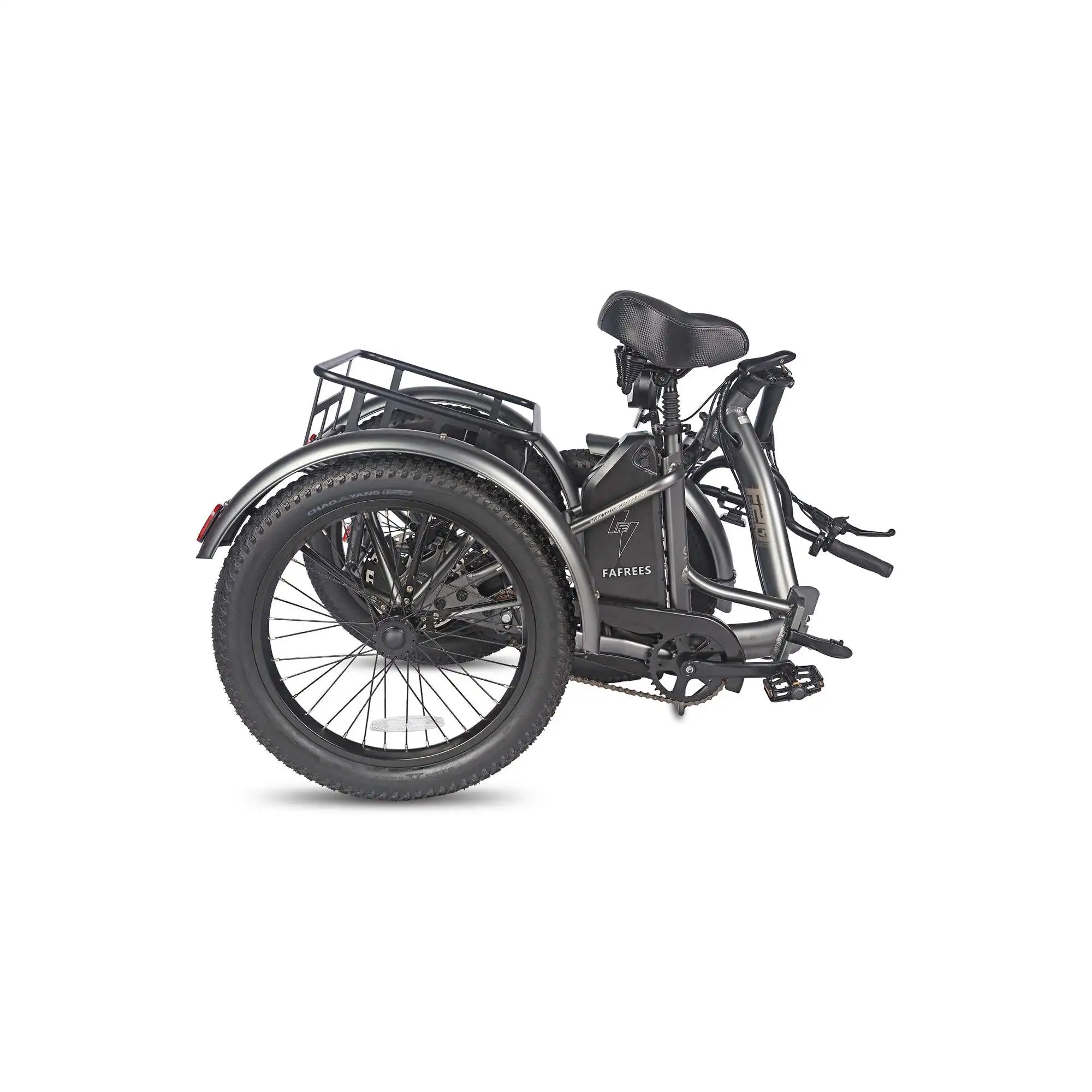 EU UK Warehouse FAFREES F20 Mate Electric Cargo Trike 180kg Capacity, 110KM Range, Folding Design