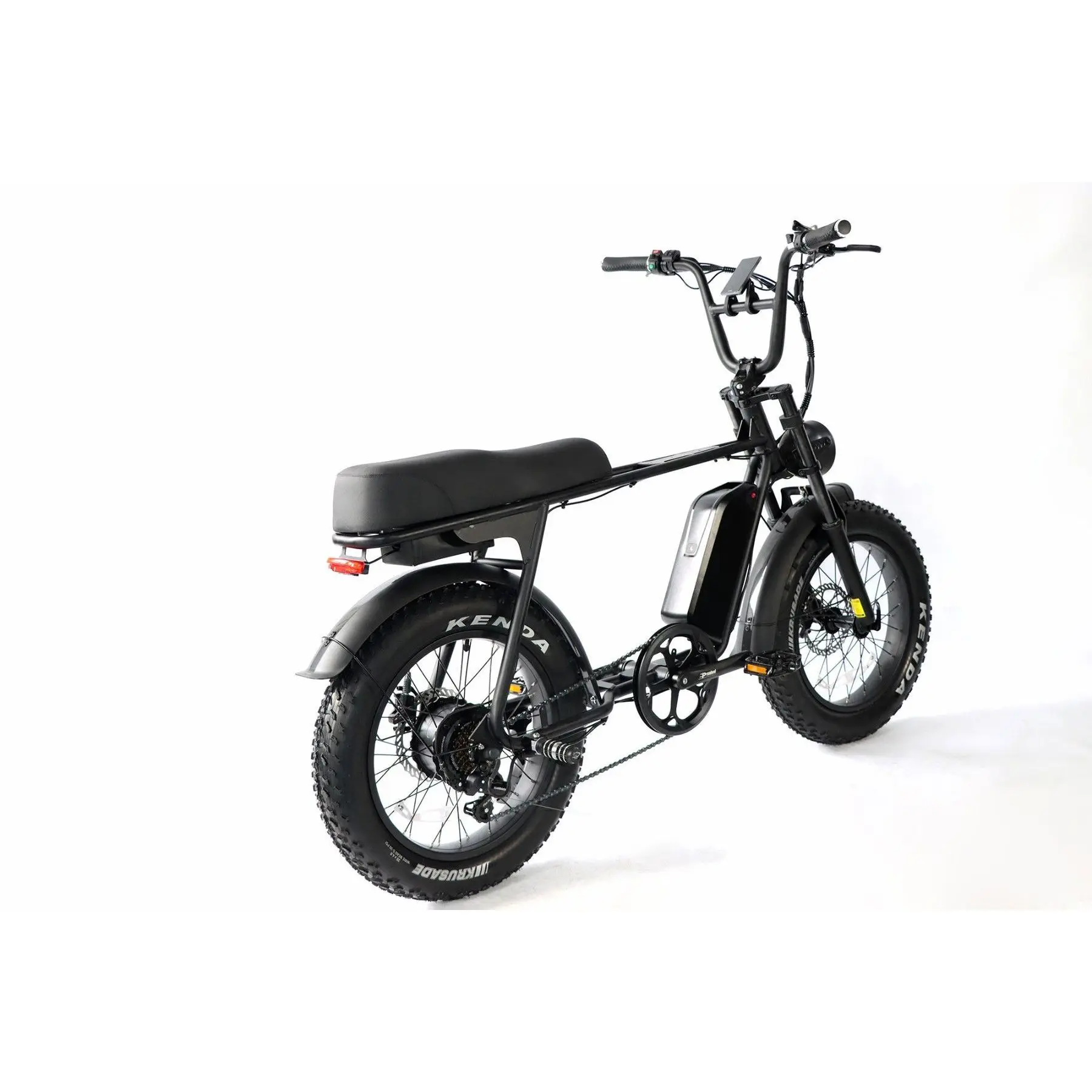 HOTTECH 48V 250W Electric Mountainbike with 20 Fat Bike B66 Steel Frame 15Ah Battery 7-Speed Tektro Disc Brakes Full Suspension