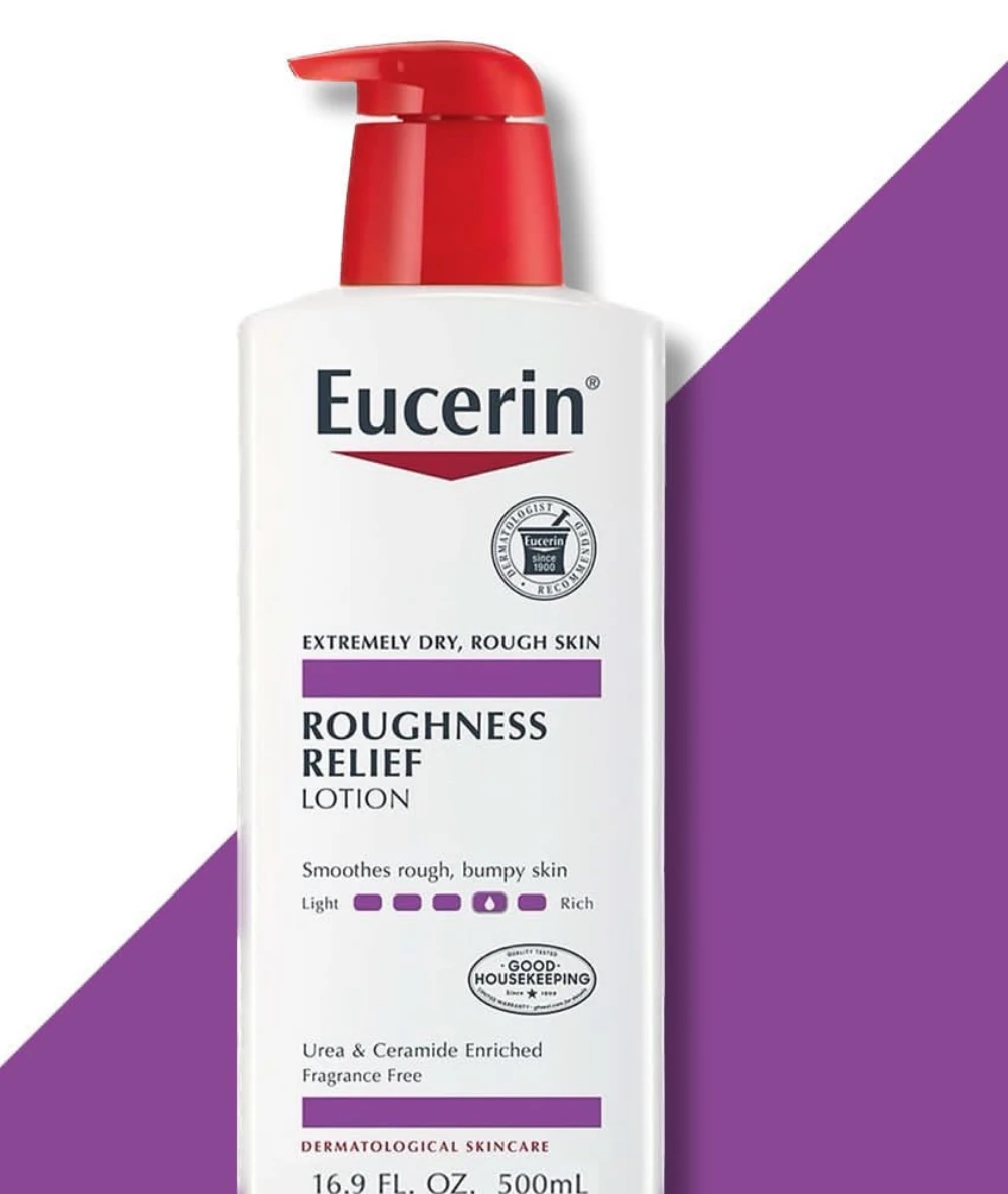 Eucerin Roughness Relief Cream,Fragrance Free Body Cream For Dry Skin