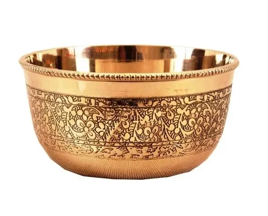 MODERN HAMMERED ATTRACTIVE DESIGN METAL DECORATIVE WHOLESALE PRICE CHOCOLATE SERVING BOWL for HOME & CHRISTMAS