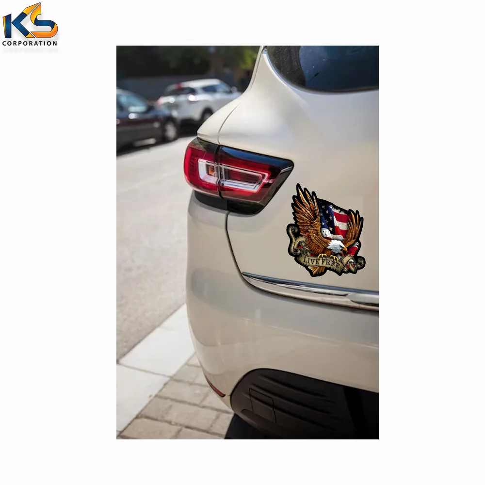 Iayokocc 2 Insignias De Metal Con La Bandera Estadounidense, Calcomanía De Automóvil Para Camión