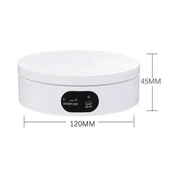 360 Degree Automatic Mute Rotating Turntable for Photography Products and Shows detail image