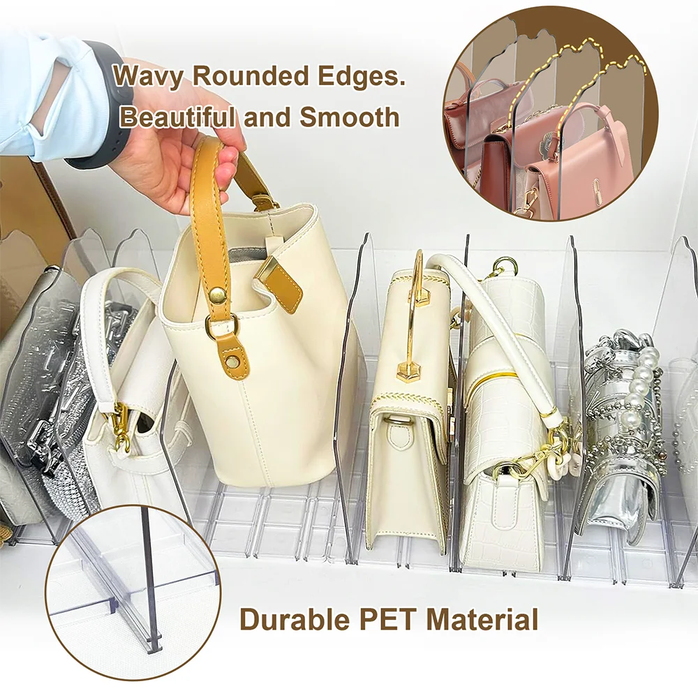 Purse Organizer Closet Handbag Organizer Desk File Sorter Purse